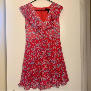 BCBGMAXAZRIA Tyrah Ruffle dress